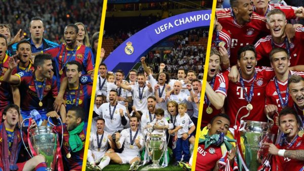 European Cup and Champions League titles