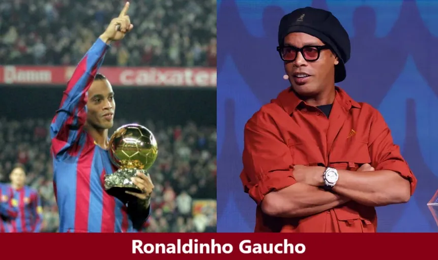 Brazilian and Barcelona Star Player Ronaldinho Gaucho Top Barcelona Players: Top 5 Barcelona football players of all time