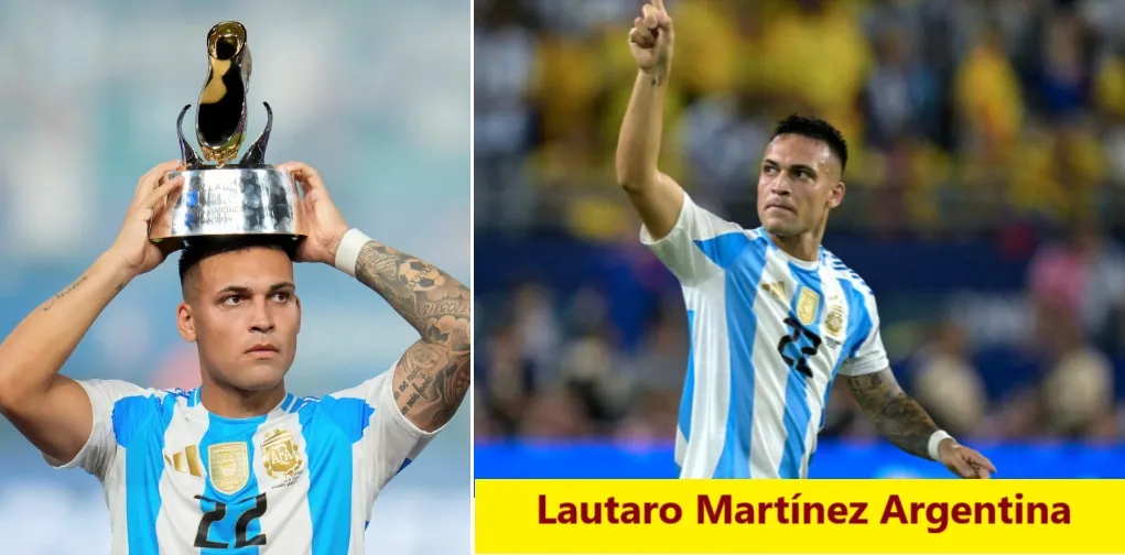 Lautaro Martínez Argentina is 2024 Copa America highest goal scorer and winner of Golden Boot Race