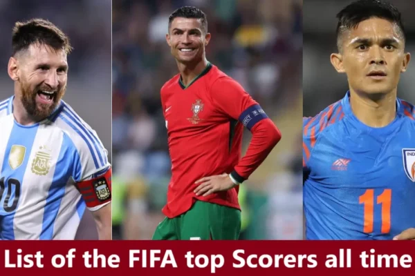 List of the FIFA top Scorers all time in International Men's football