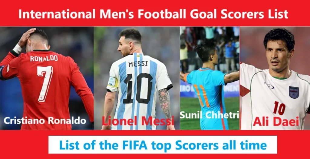 List of the FIFA top Scorers all time in International Men's footballjpg