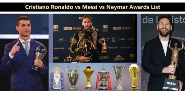 Cristiano Ronaldo vs Messi vs Neymar Awards List