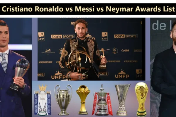 Cristiano Ronaldo vs Messi vs Neymar Awards List