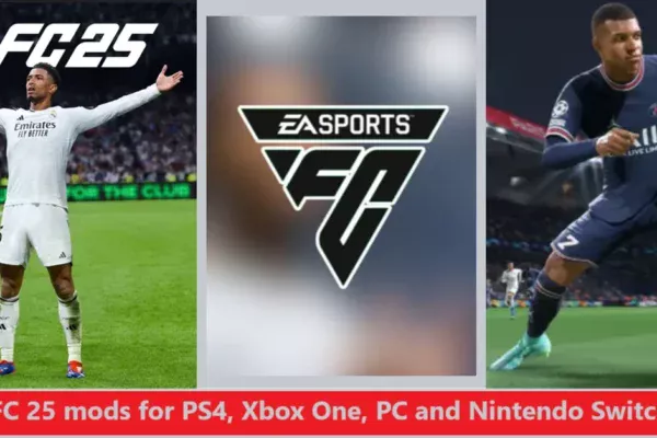 FC 25 mods for PS4, Xbox One, PC and Nintendo Switch