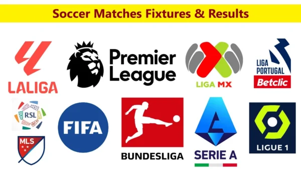 Soccer Matches Fixtures & Results