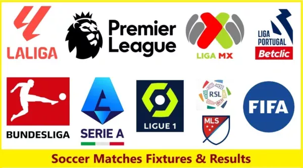 Today Soccer Matches Fixtures & Results