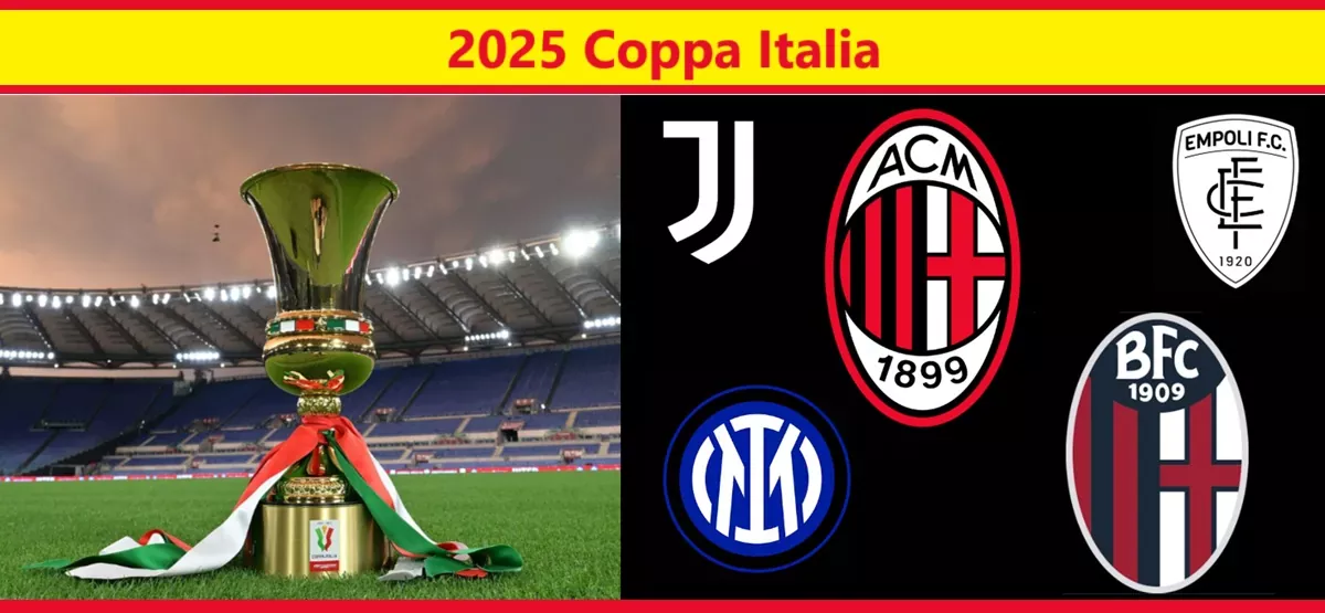 2025 Coppa Italia Fixtures Italy