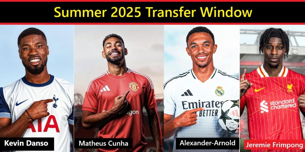 June 2025 Football Transfer Update- Update of Daily Football Summer Window Transfer