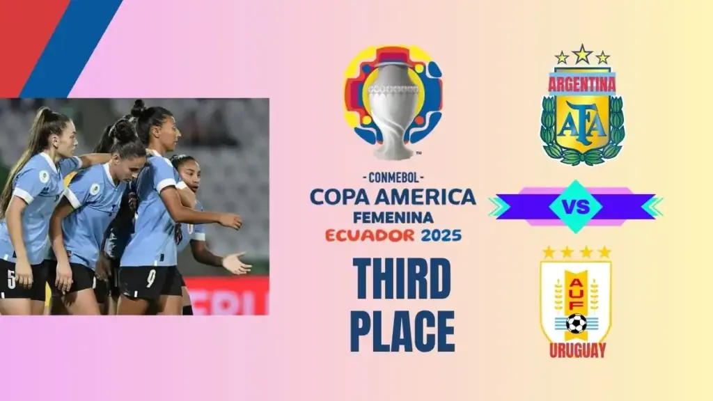 Copa America 2025 third place Argentina women and Uruguay women