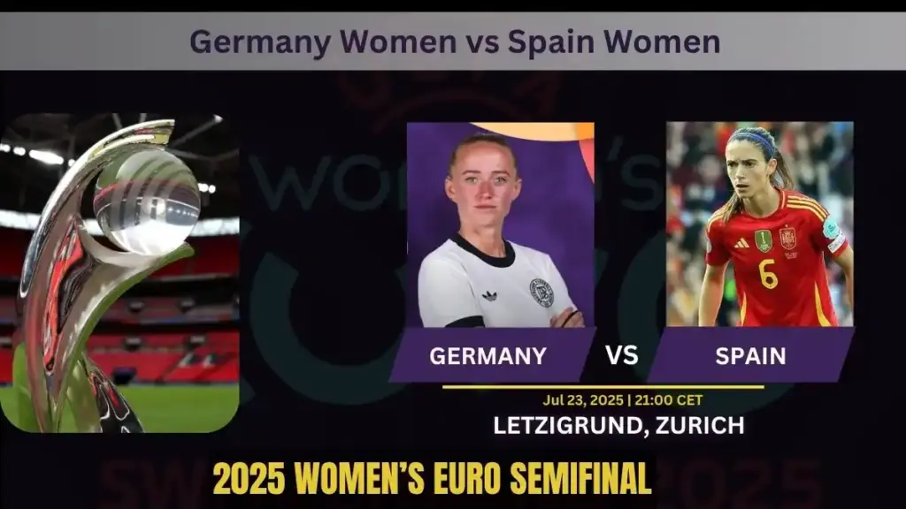 Germany vs Spain Women’s Euro 2025 semifinal