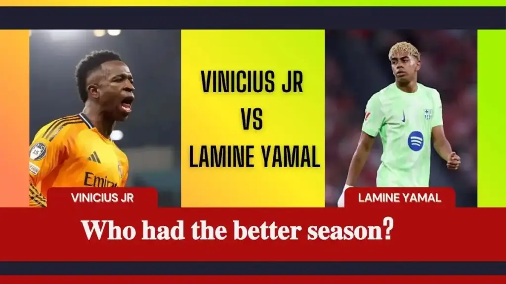 Vinicius Jr Vs Lamine Yamal Statistics & Achievements
